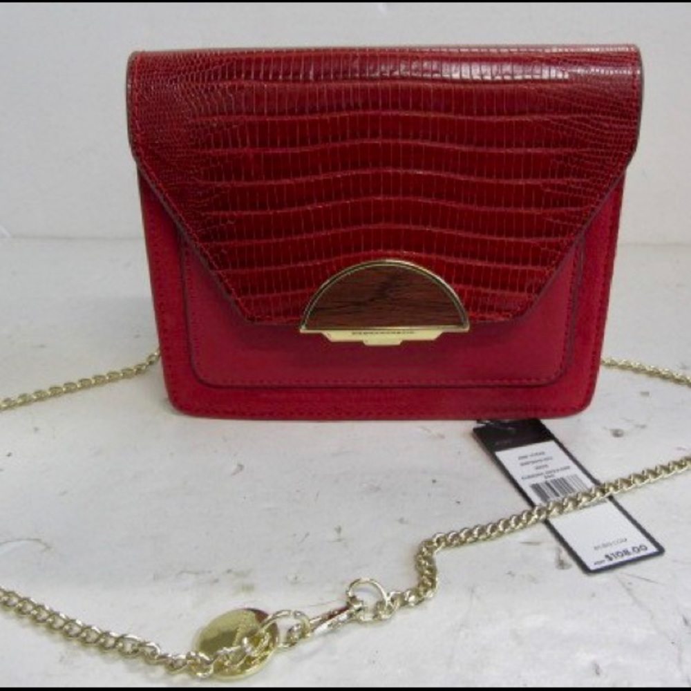 NWT BCBGMaxAzria Elenora Shoulder Bag—Scarlet RED!